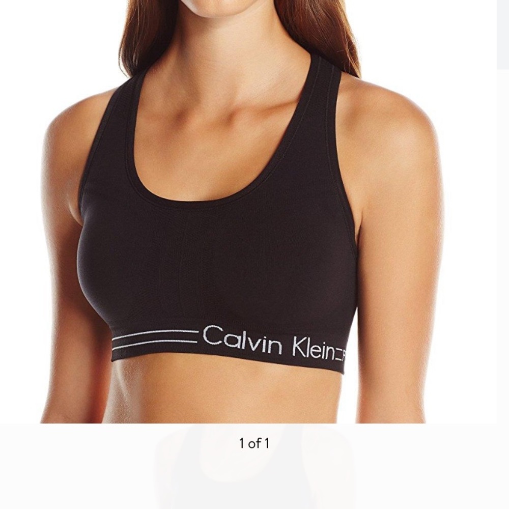 Black Calvin Klein Sports Bra